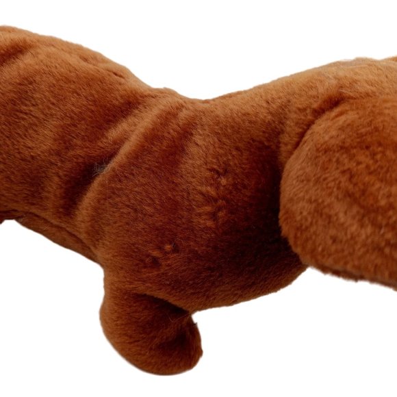 Dachshund Plush Weenie Dog Ty Bow Wow Beanie Stuffed Animal Crinkle - Picture 7 of 10